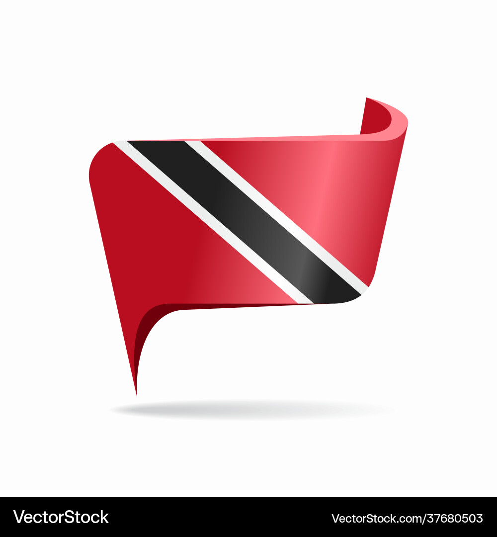 Trinidad & Tobago Flag Pointer Layout vector image