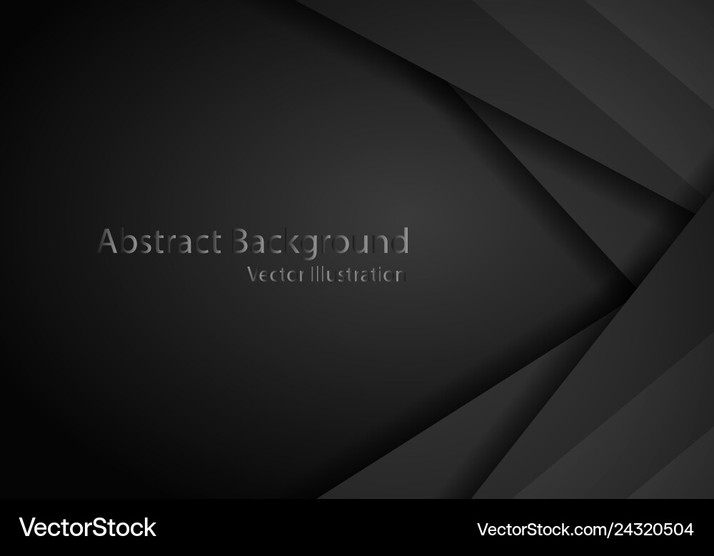 Abstract black with dark frame template layout Abstract black with dark frame template layout vector image
