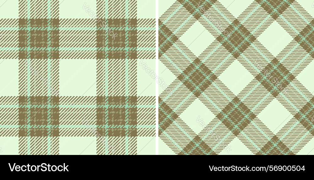 Classic tartan pattern featuring two distinct Classic tartan pattern featuring two distinct vector image