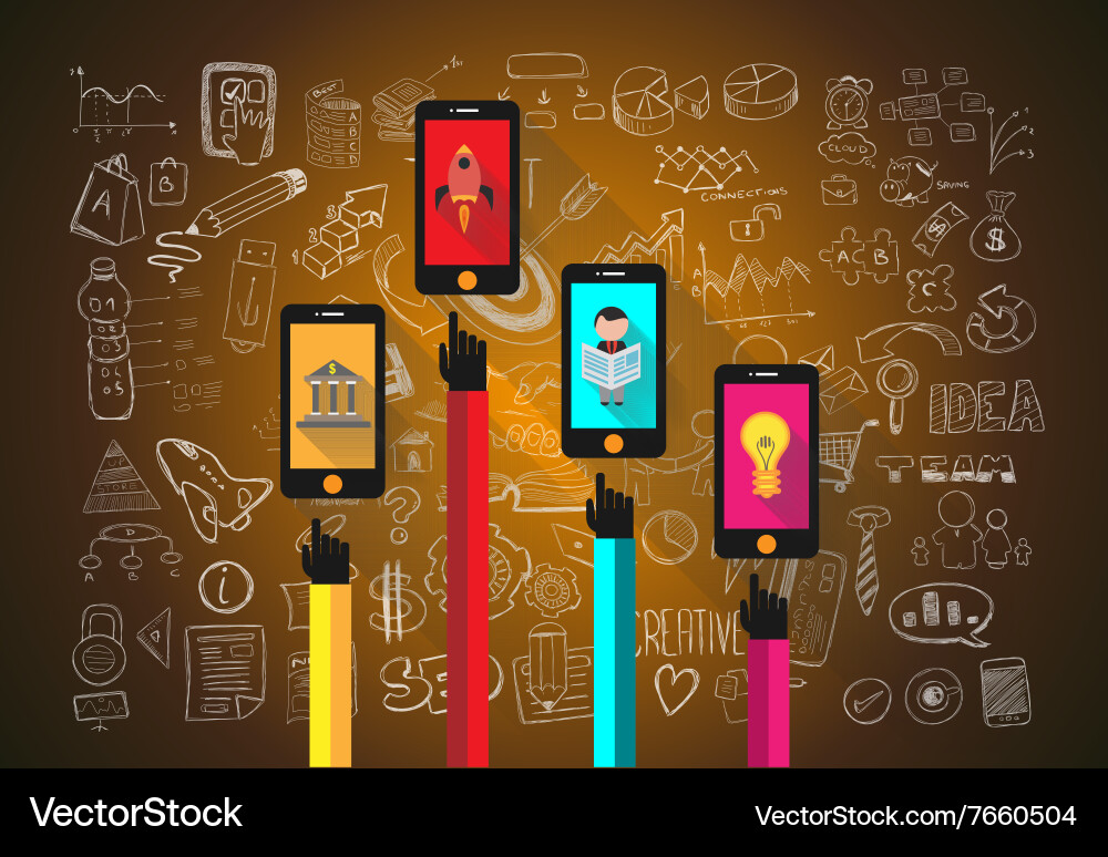 Clean infographic layout template for data vector image