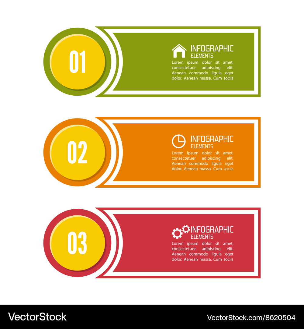 Comparative Chart with Banner Vector Image
