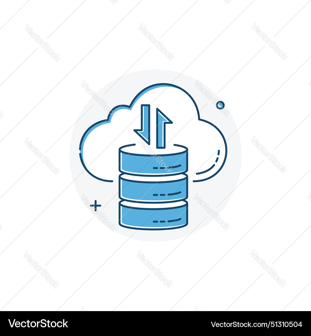 Data science analysis mining icon vector image