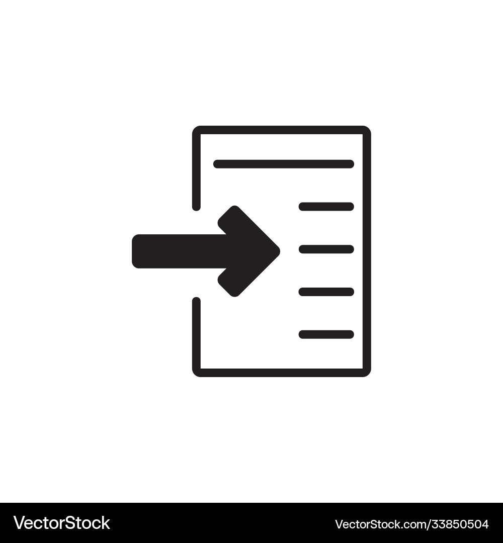 Import file icon application perfect Import file icon application perfect vector image