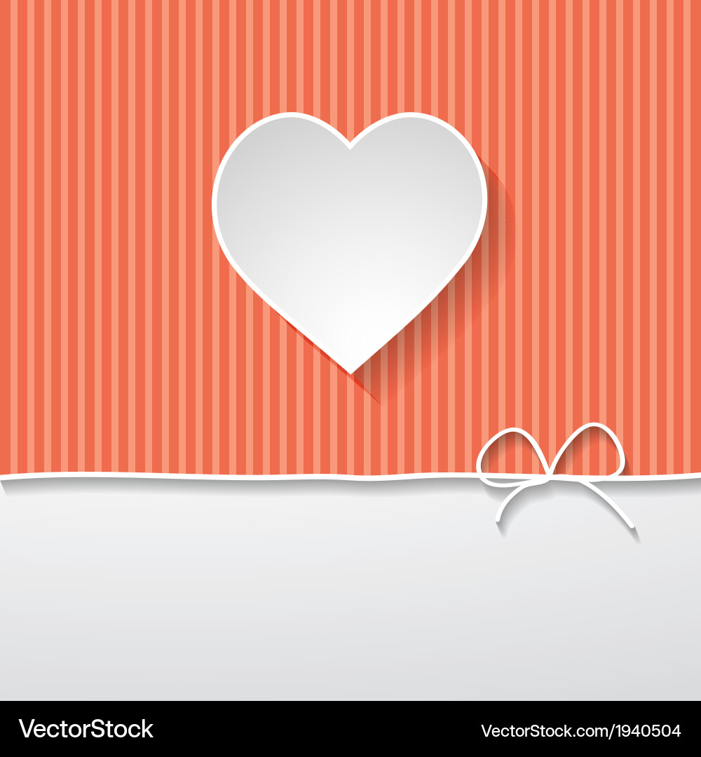 Striped background with a frame vector image