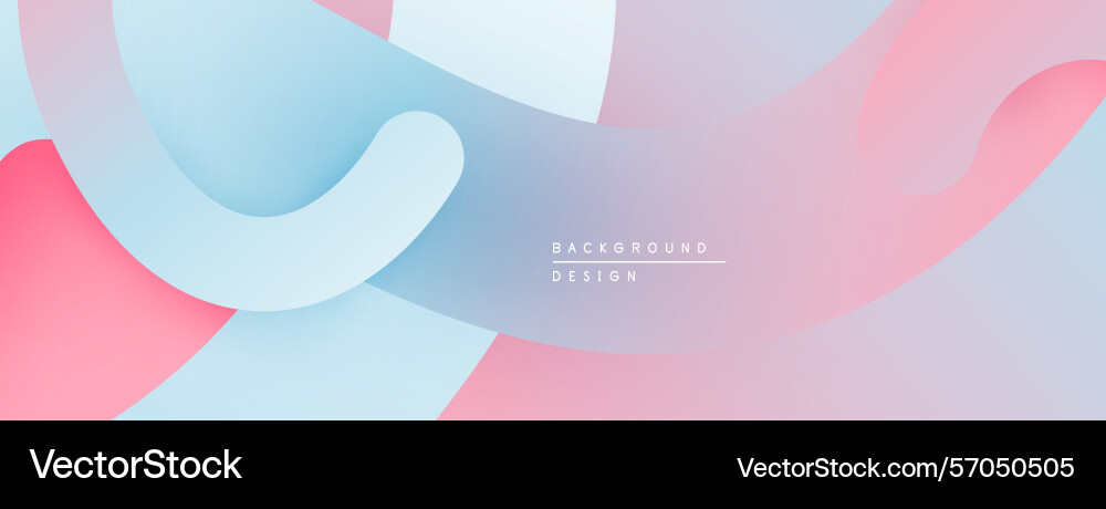 Abstract pastel layers create flowing shapes soft Abstract pastel layers create flowing shapes soft Vector Image