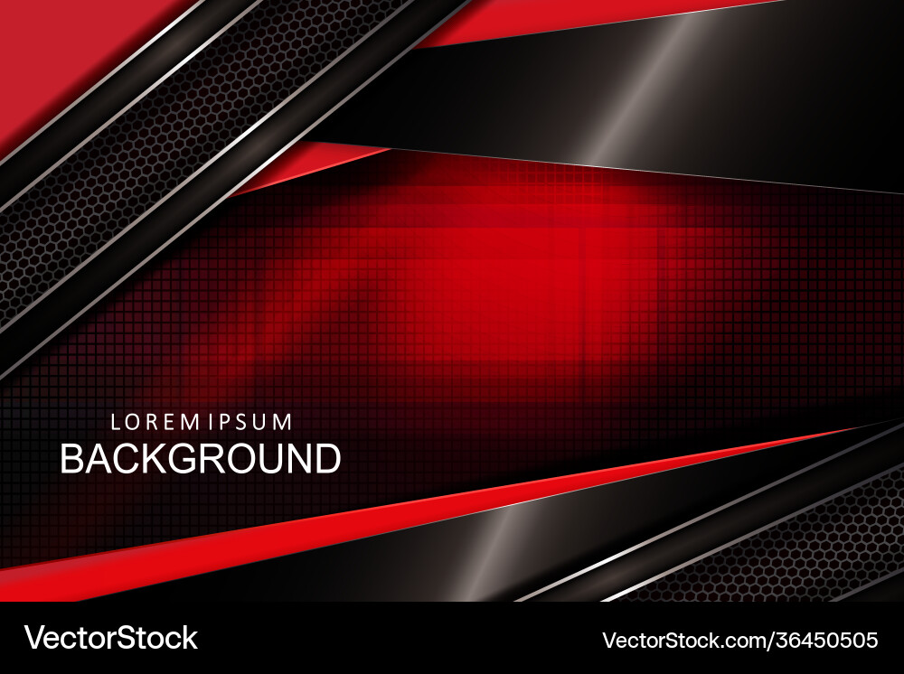Abstract red background with gradient intertwined vector image