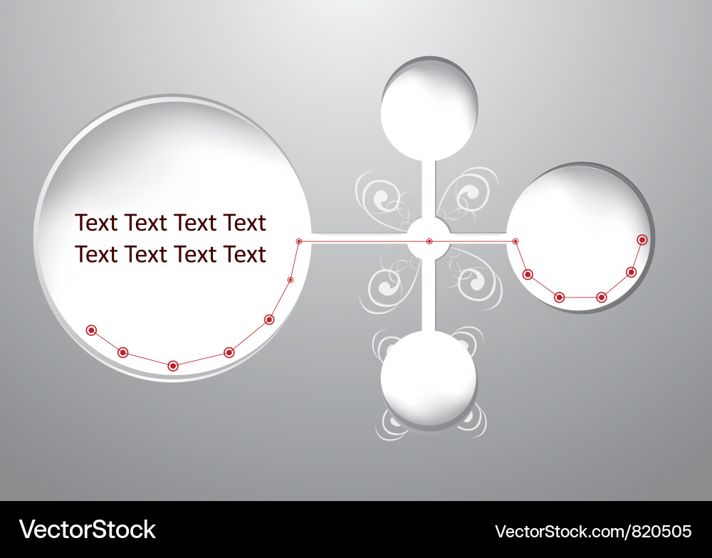 Abstract web element vector image