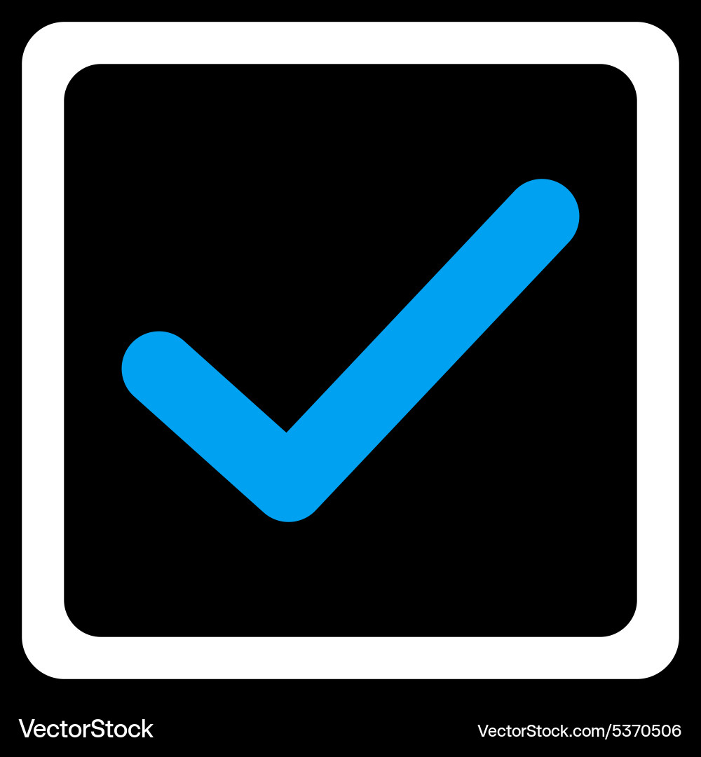 Checkbox icon Vector Image