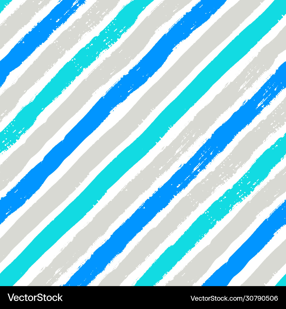 Diagonal brushes seamless pattern vector image