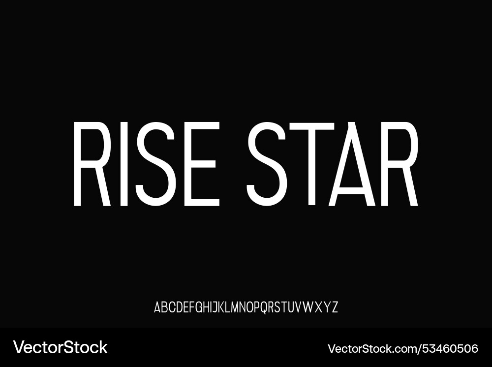 Display alphabet font design suitable Display alphabet font design suitable vector image