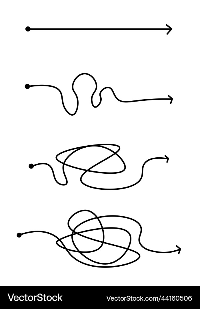 Easy and complex solution Easy and complex solution vector image