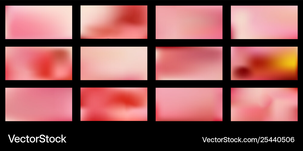 Set smooth abstract colorful mesh backgrounds Set smooth abstract colorful mesh backgrounds vector image
