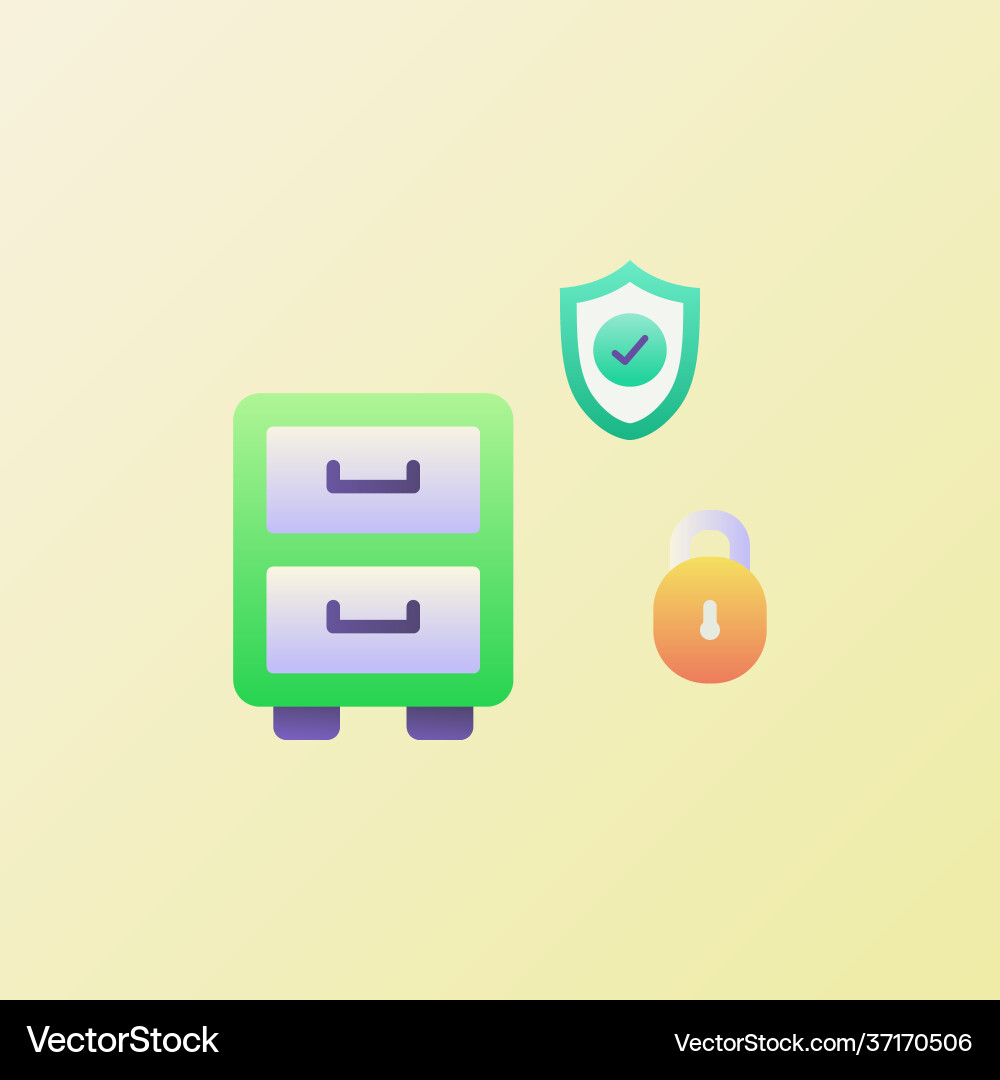 Storage icons collection with smooth style Storage icons collection with smooth style vector image