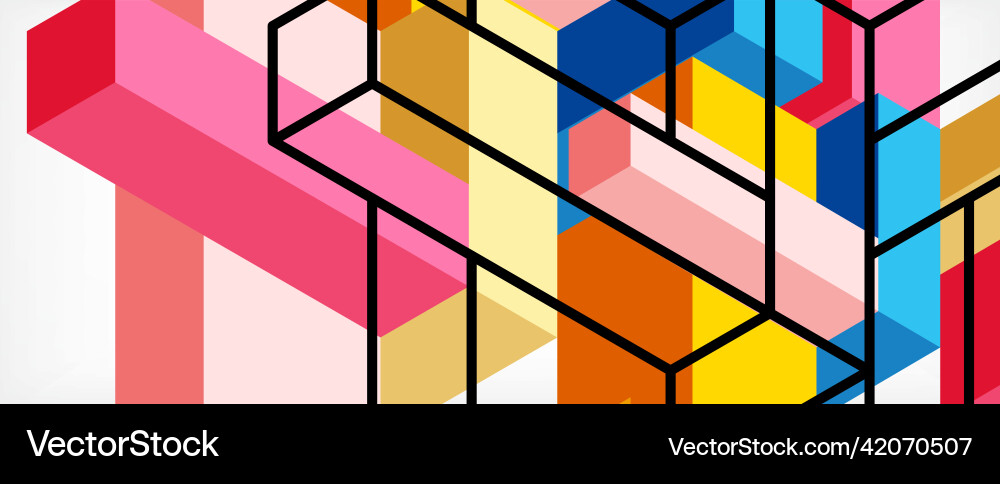 Abstract background 3d cubes cubic elements Abstract background 3d cubes cubic elements vector image