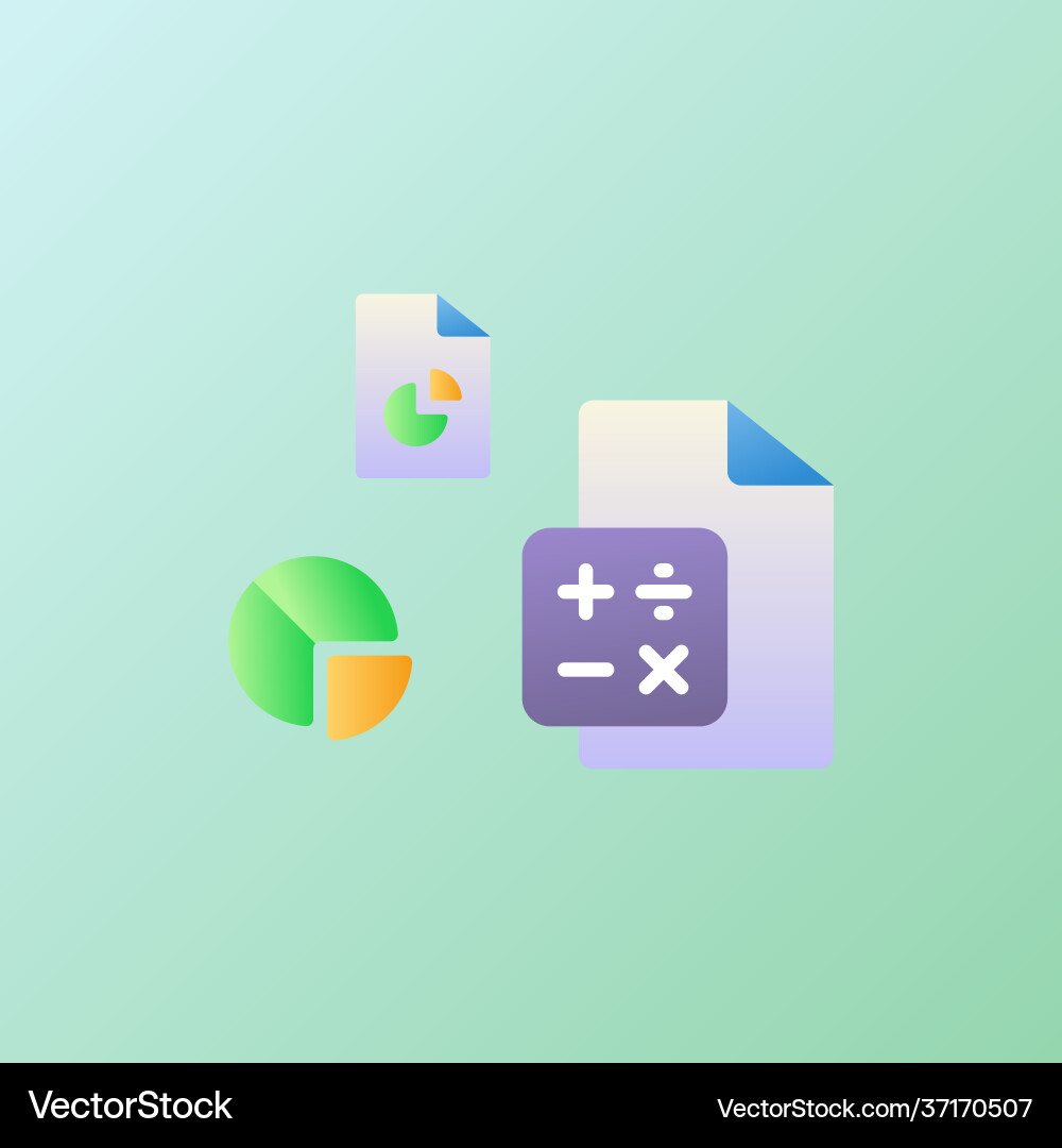 Calculate icons collection with smooth style Calculate icons collection with smooth style vector image