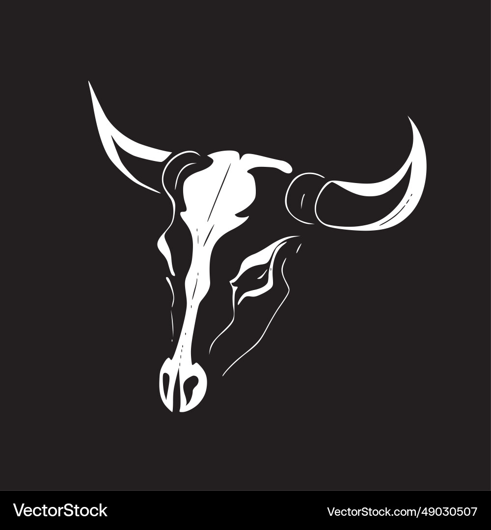 Cow Schädel - hochwertiges Logo ideal für T-Shirt Cow Schädel - hochwertiges Logo ideal für T-Shirt vektorbild