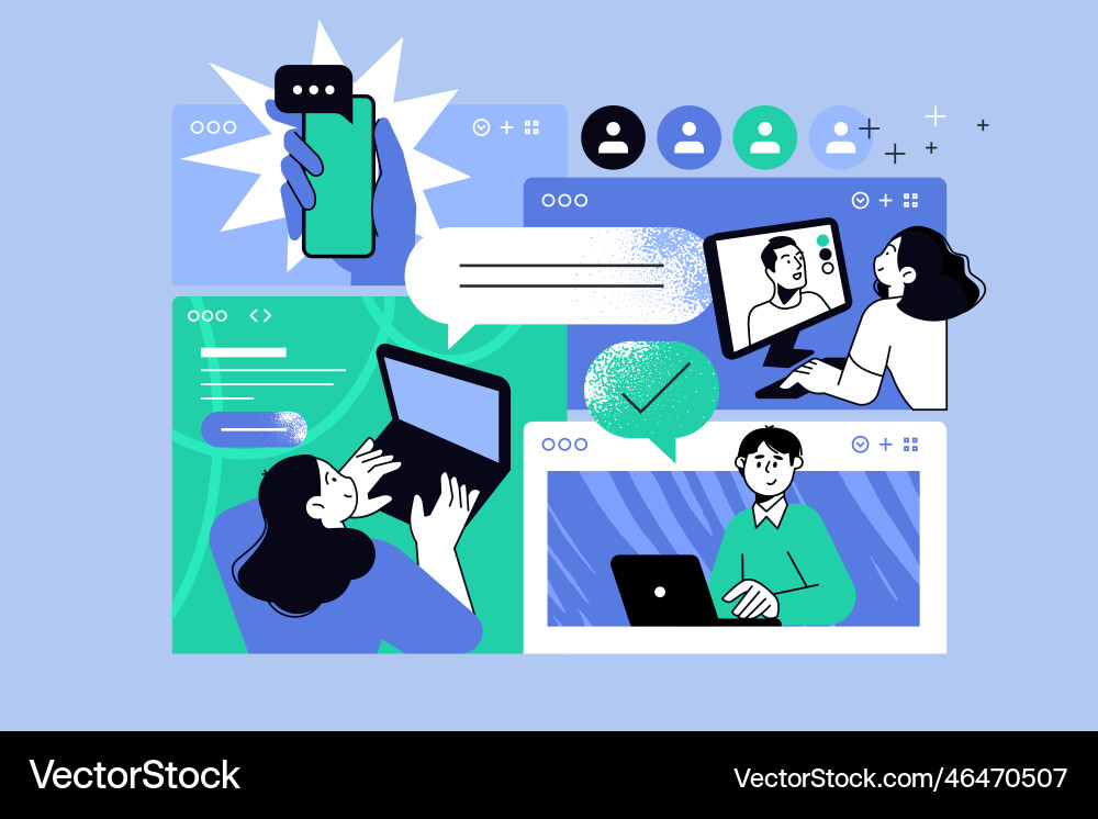 Digital Concepts & Innovation Vector Image