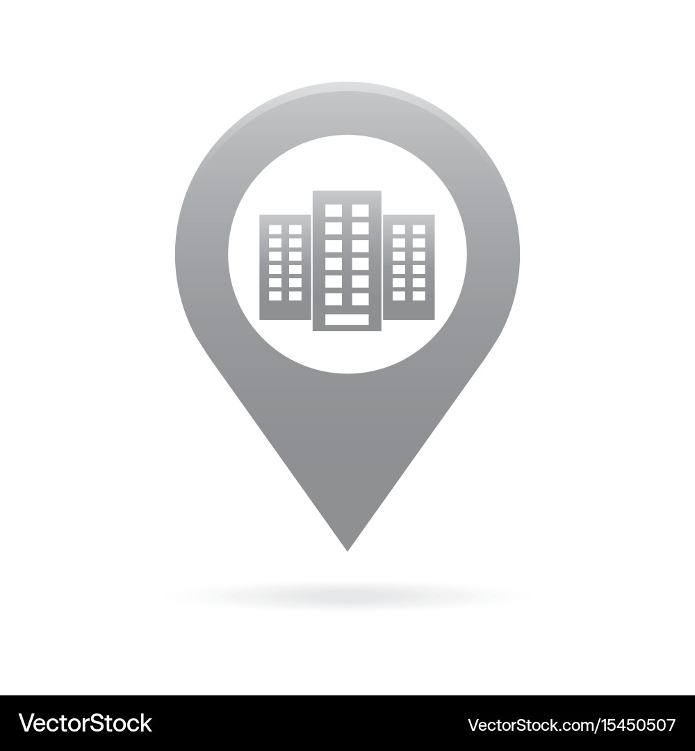 GPS Location Pointer Icon vector image