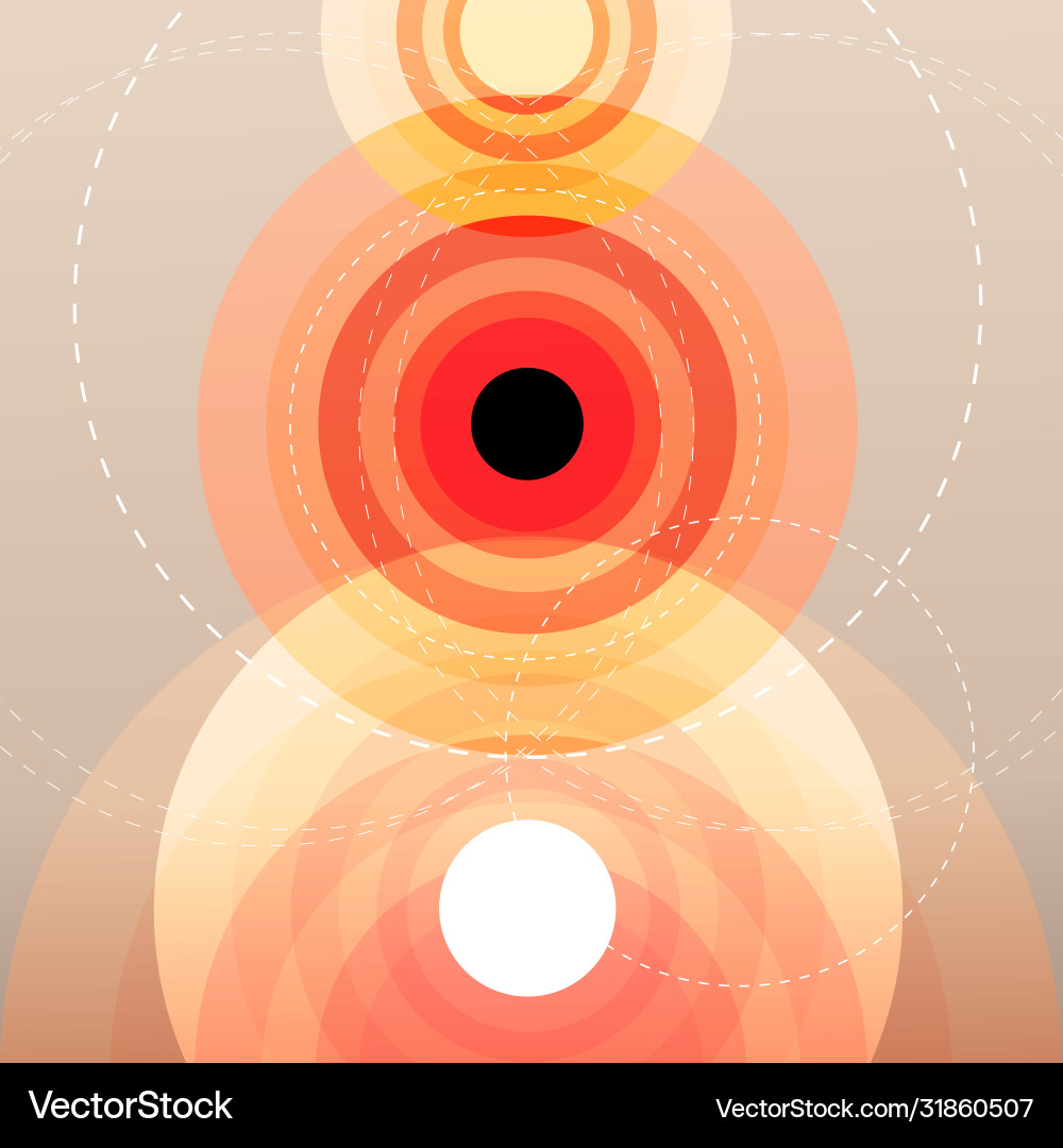 Graphic circular pattern Graphic circular pattern vector image