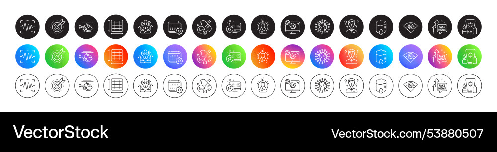 Support consultant target purpose and calendar vector image