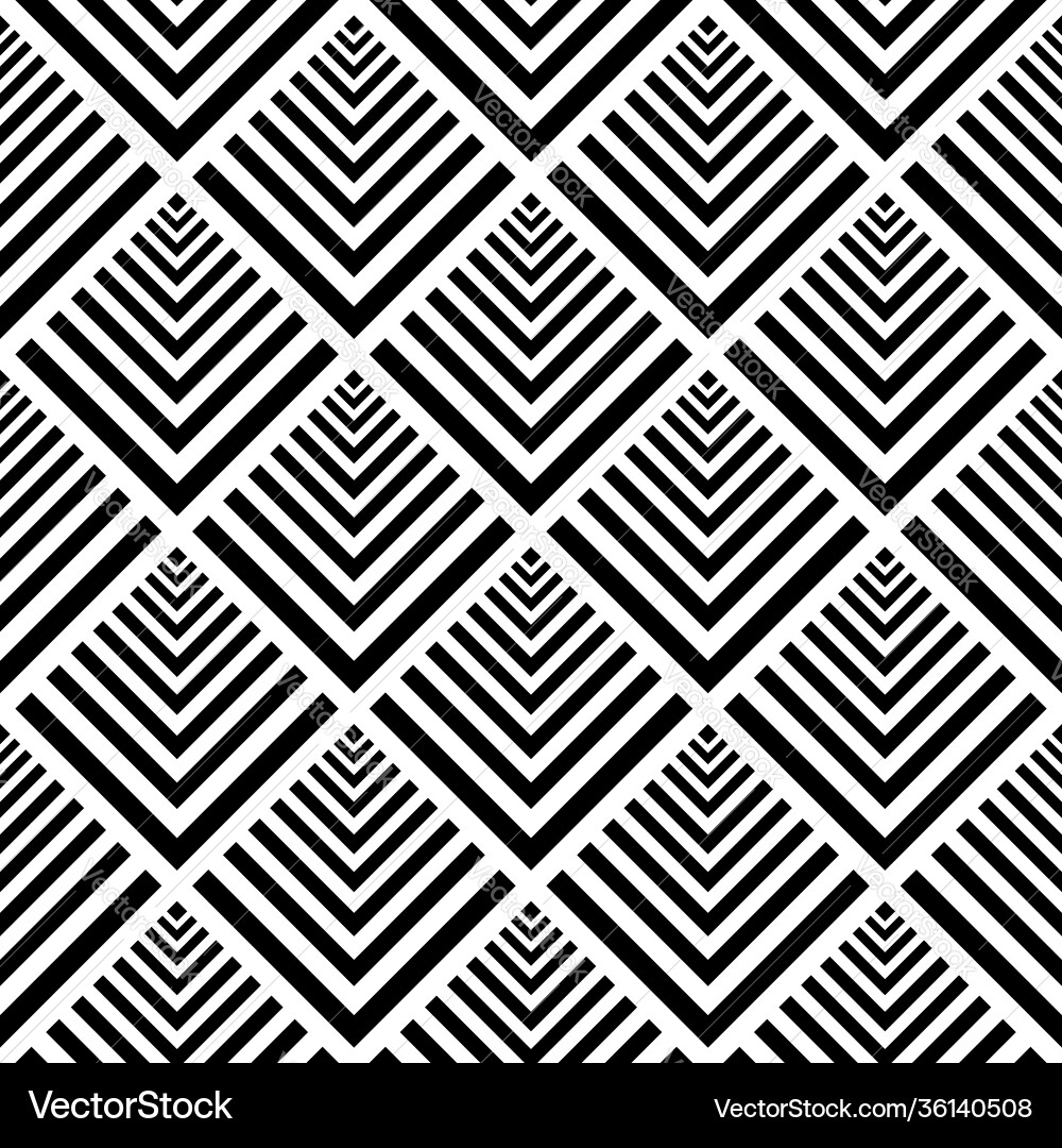 Geometric Checked Pattern Vector Image