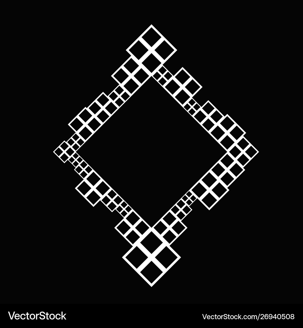 Geometrical minimal abstract diagonal square vector image