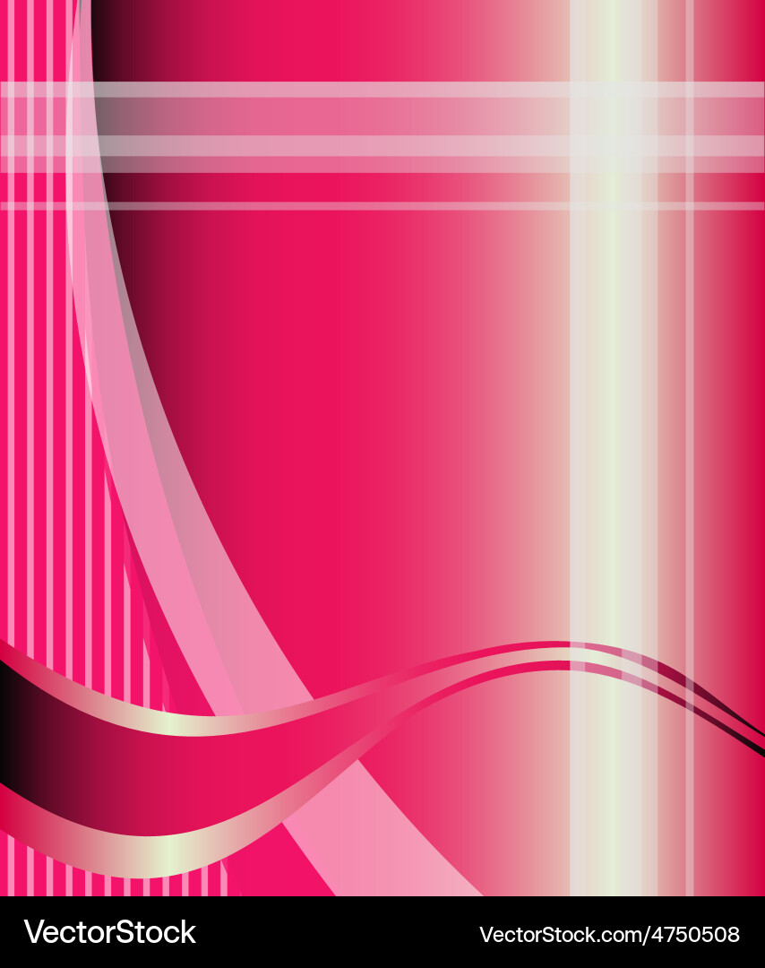 Pink background with message board for text vector image