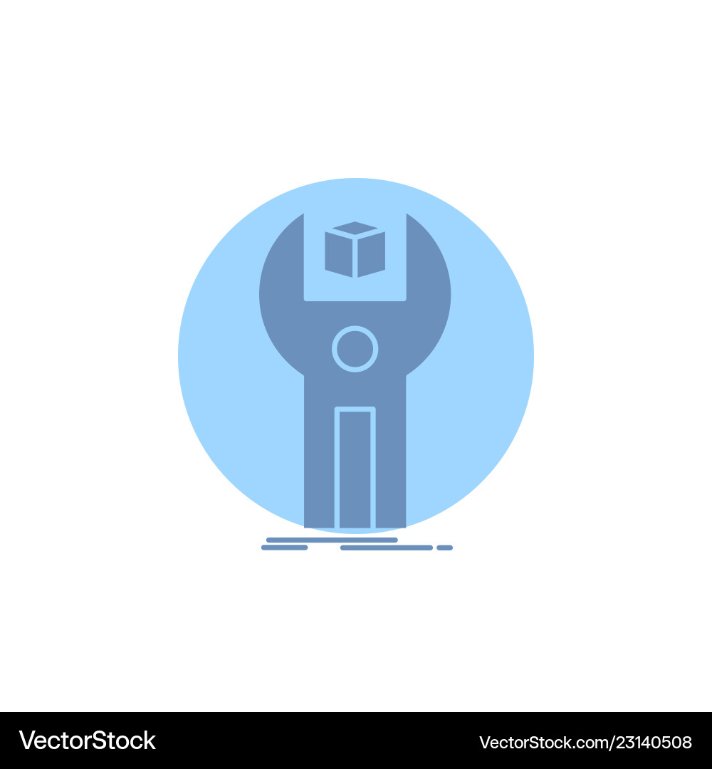 Sdk app development kit programming glyph icon Sdk app development kit programming glyph icon vector image