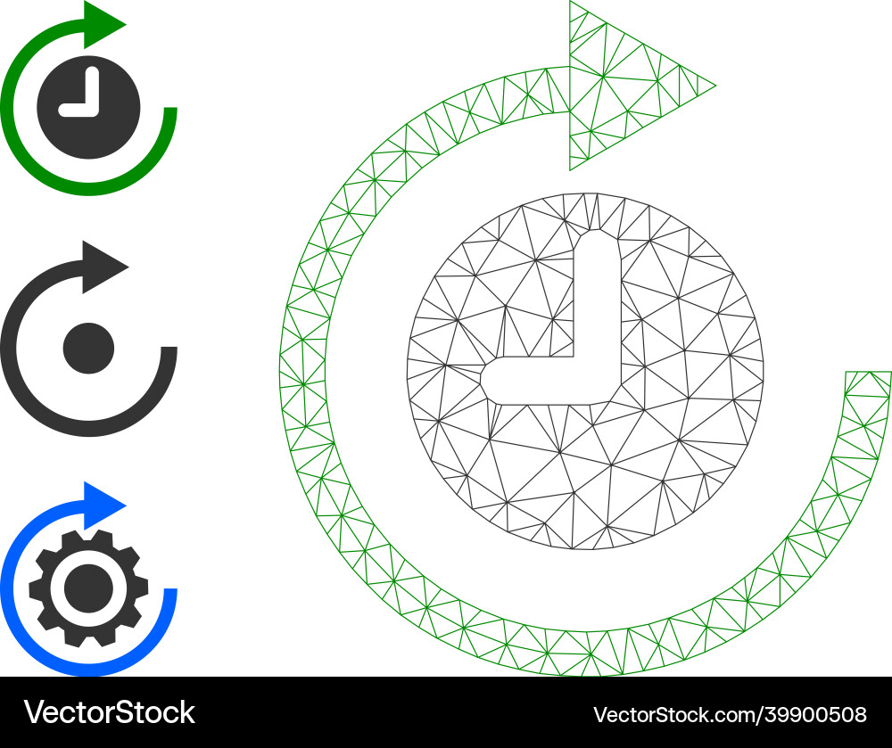 Web carcass clockwise rotation icon Web carcass clockwise rotation icon vector image