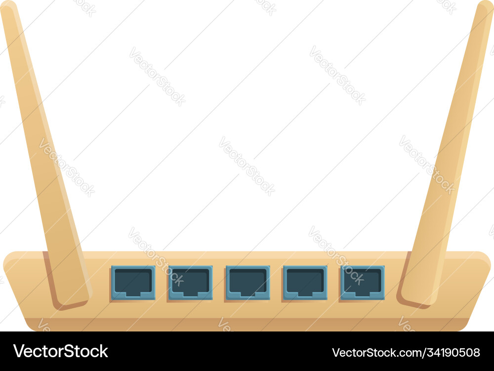 Wifi modem access icon cartoon style Vector Image