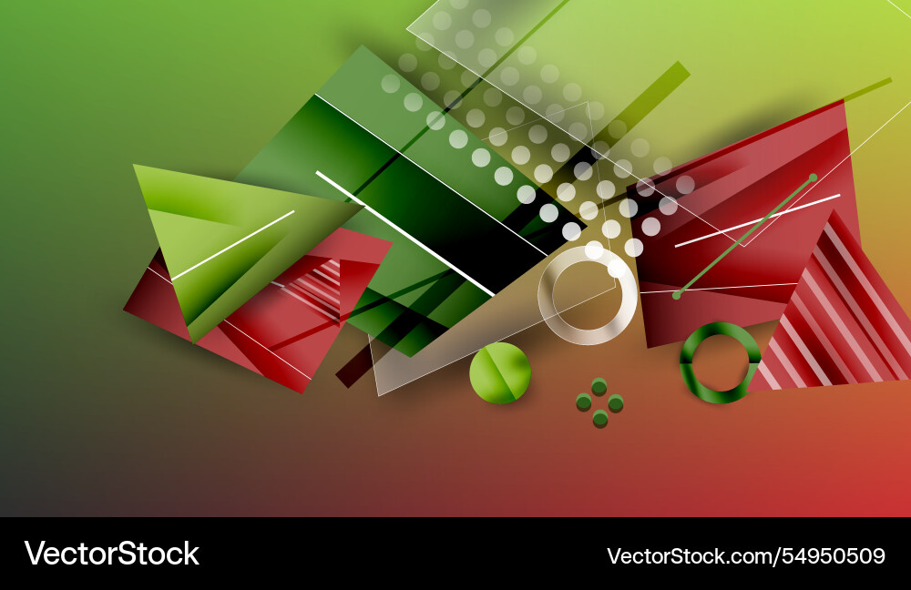 Abstract background - overlapping circles Vector Image