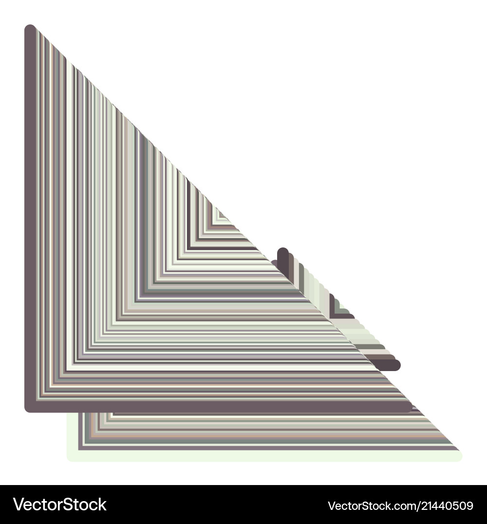 Geometric conceptual background triangle lines Vector Image