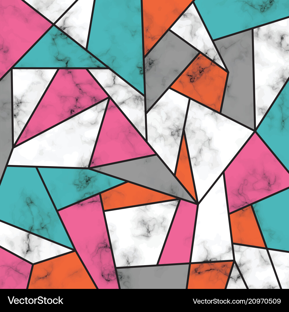 Geometric Marble Texture Vector Image
