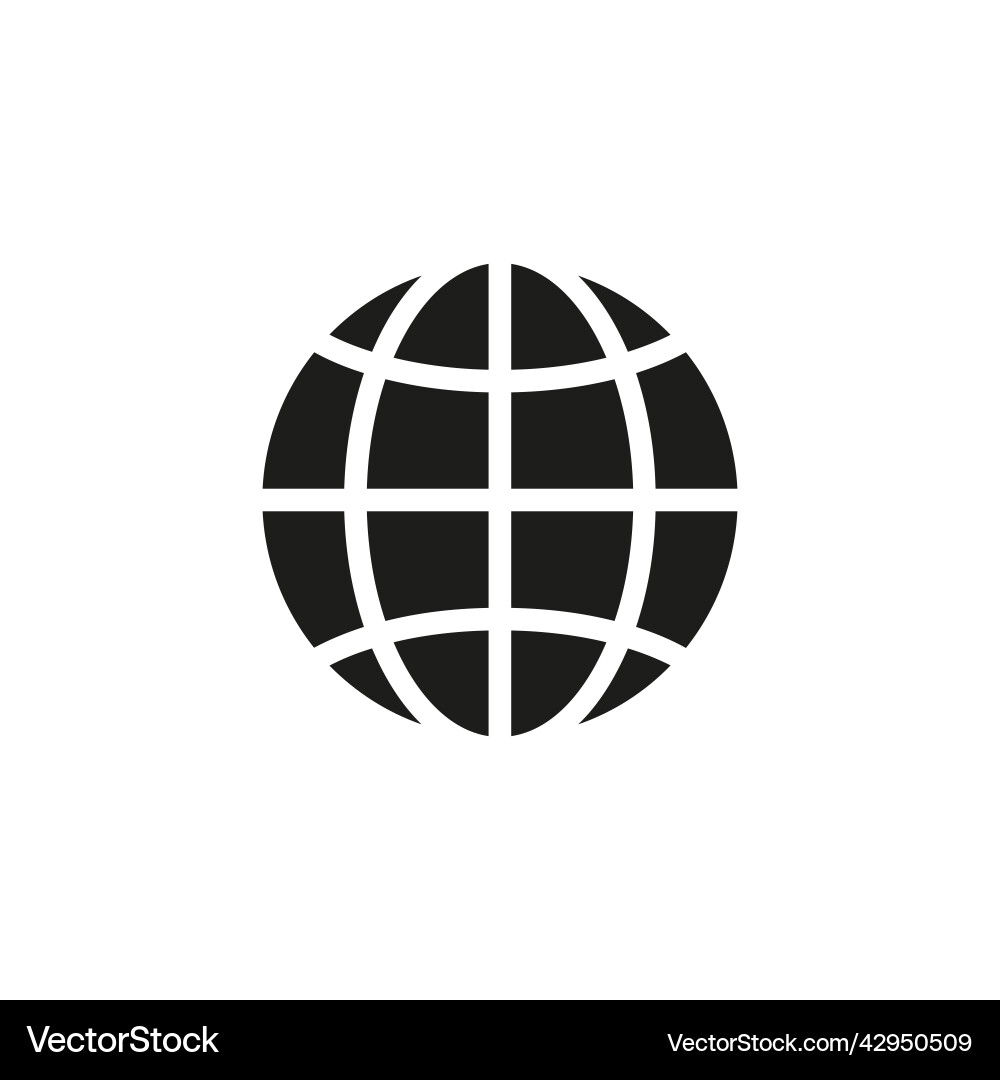 Internet or web icon url and website Internet or web icon url and website vector image