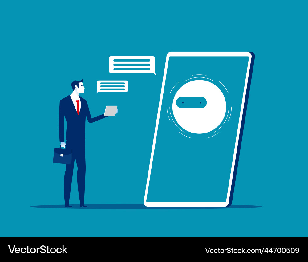 Natural language processing mobile application Natural language processing mobile application Vector Image