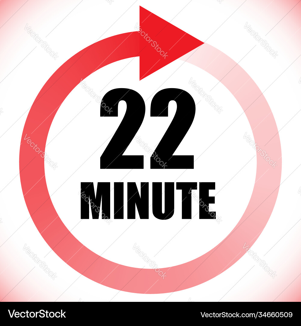 Numbers numerals dial time duration and schedule Vector Image