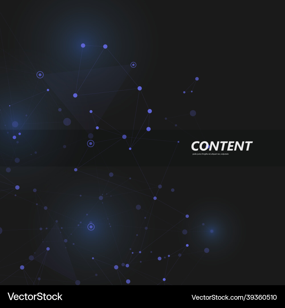 Abstract polygonal with connecting dots and lines Abstract polygonal with connecting dots and lines vector image