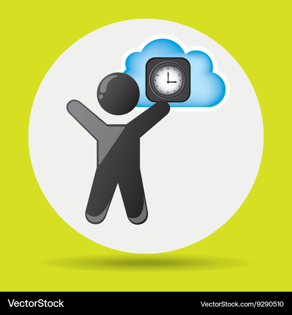 Cloud computing design Vector Image