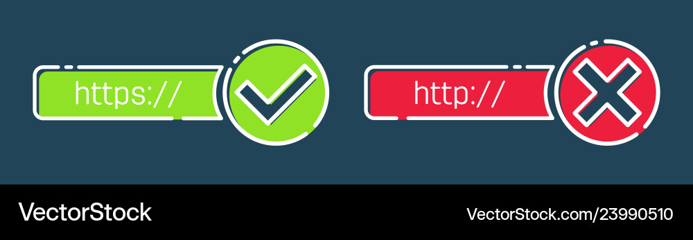 Creative of http https Creative of http https vector image
