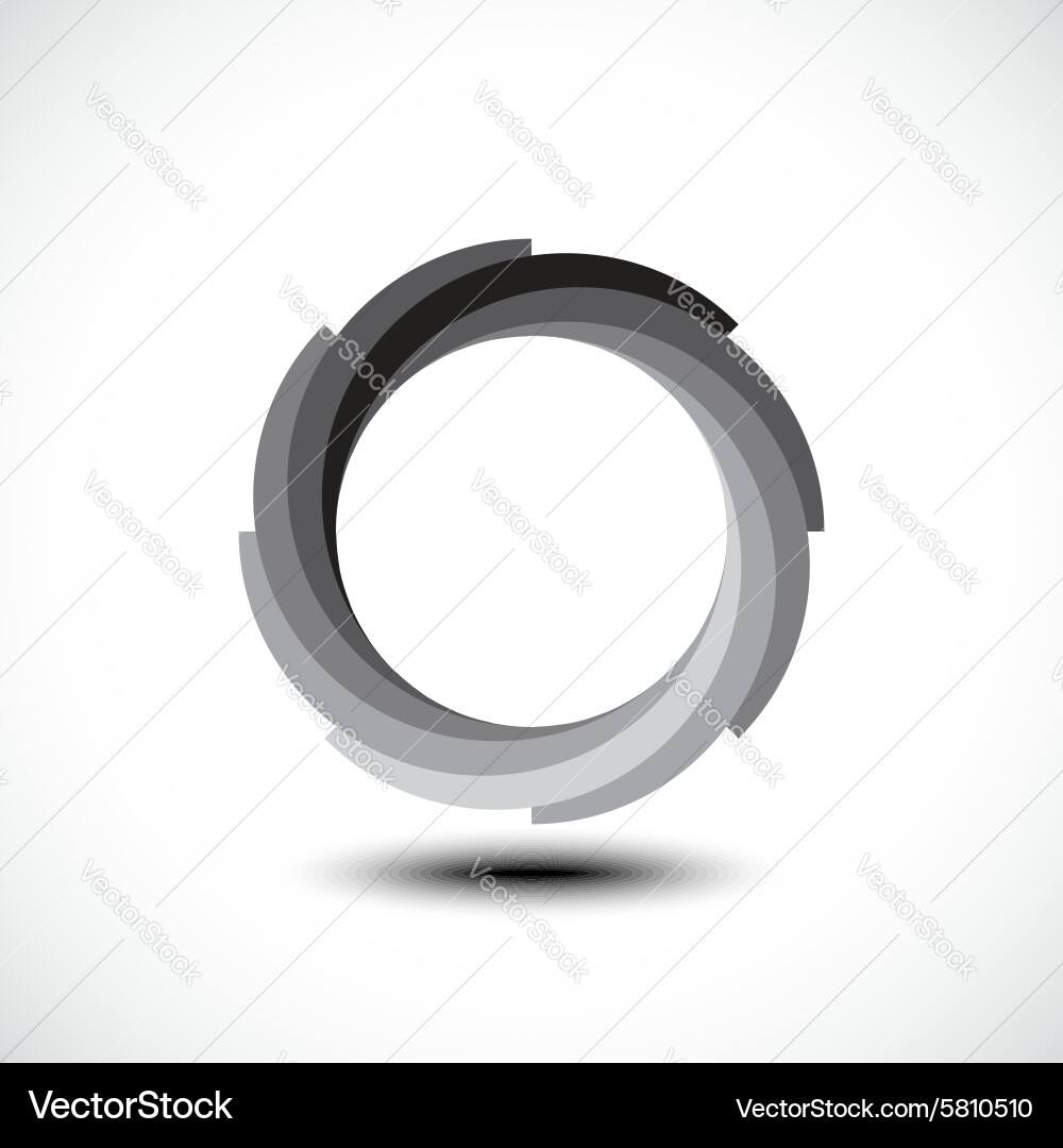 Infinite Loop Icon - Circular Shape vector image