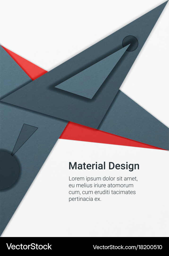Material design background vector image