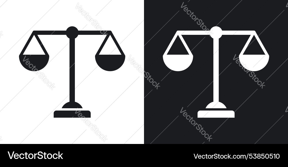 Scale icon set Scale icon set vector image