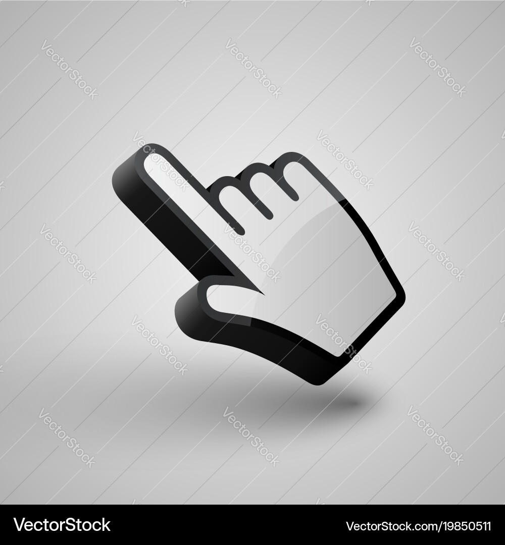 Arrow Cursor Lizenzfreies Vektorbild VectorStock