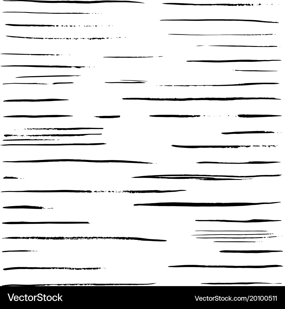 Black Mascara Brush Strokes Vector Image