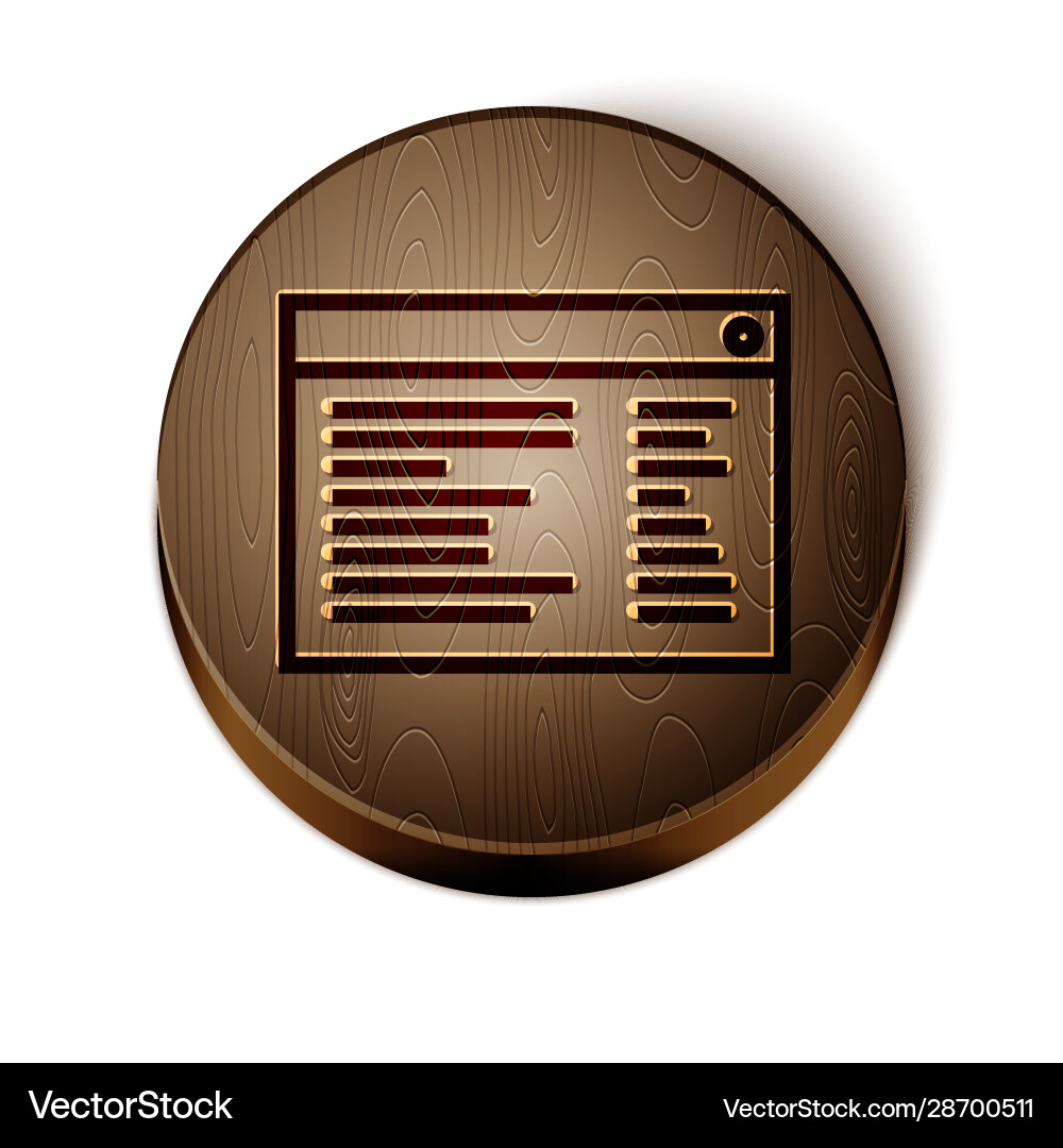 Brown Line Software Web-Entwickler Programmierung Brown Line Software Web-Entwickler Programmierung vektorbild