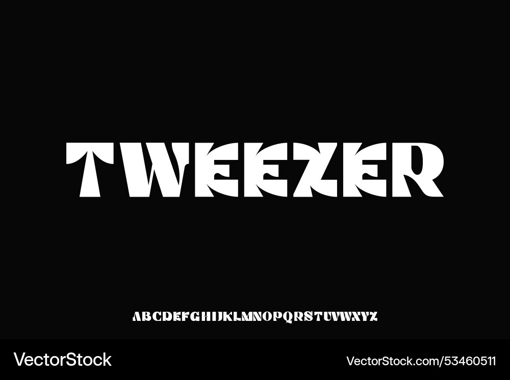 Display alphabet font design suitable Display alphabet font design suitable vector image