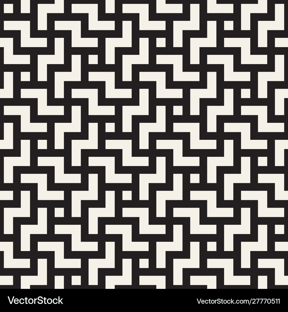 Geometric Line Tiling Pattern vector image