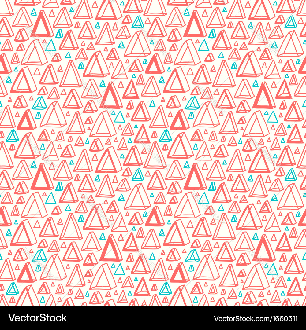 Geometric Triangle Pattern vector image