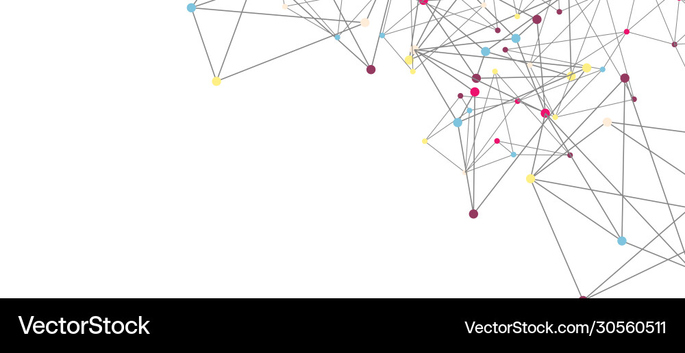 Line points connections triangular technology Line points connections triangular technology Vector Image