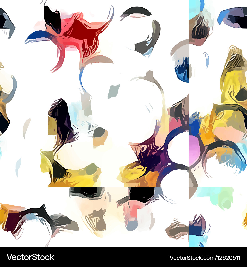 Seamless pattern background in modern style Vector Image